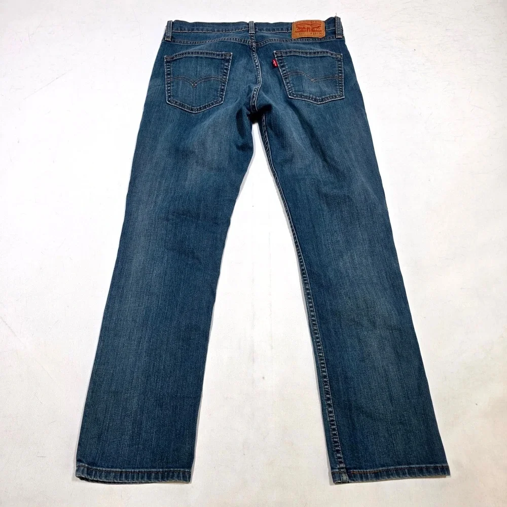 Levi's 511 Slim Fit Jeans Mens 33x30 Blue Denim Classic Casual Streetwear Style